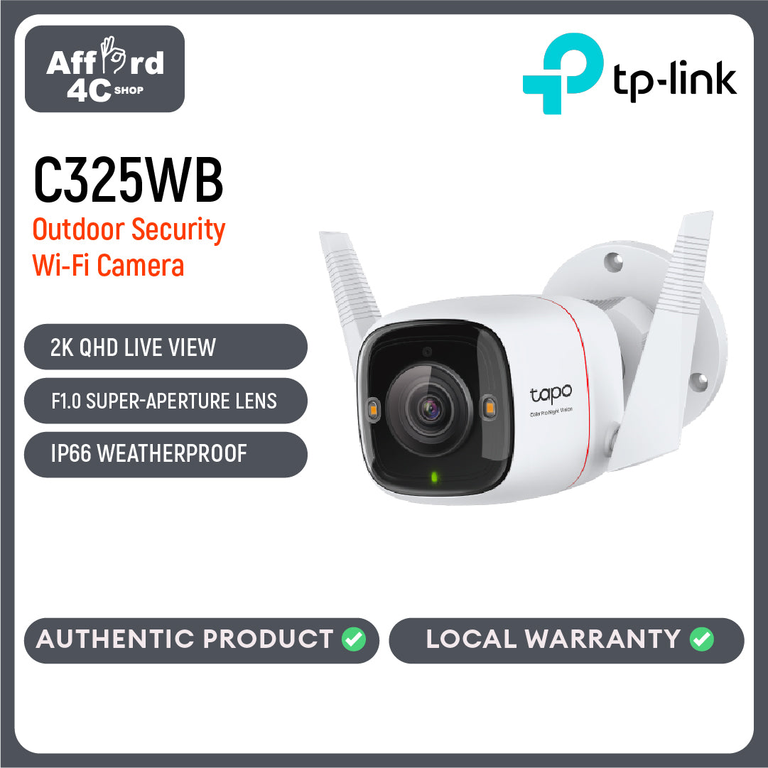 Tapo C325WB Outdoor Security Wi-Fi Camera