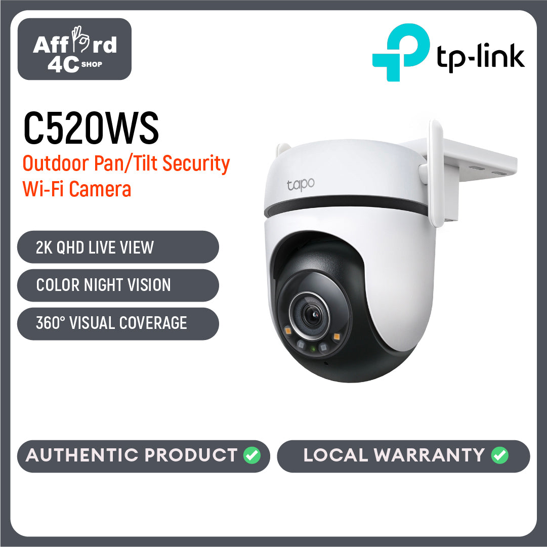 Tapo C520WS Outdoor Pan/Tilt Security Wi-Fi Camera