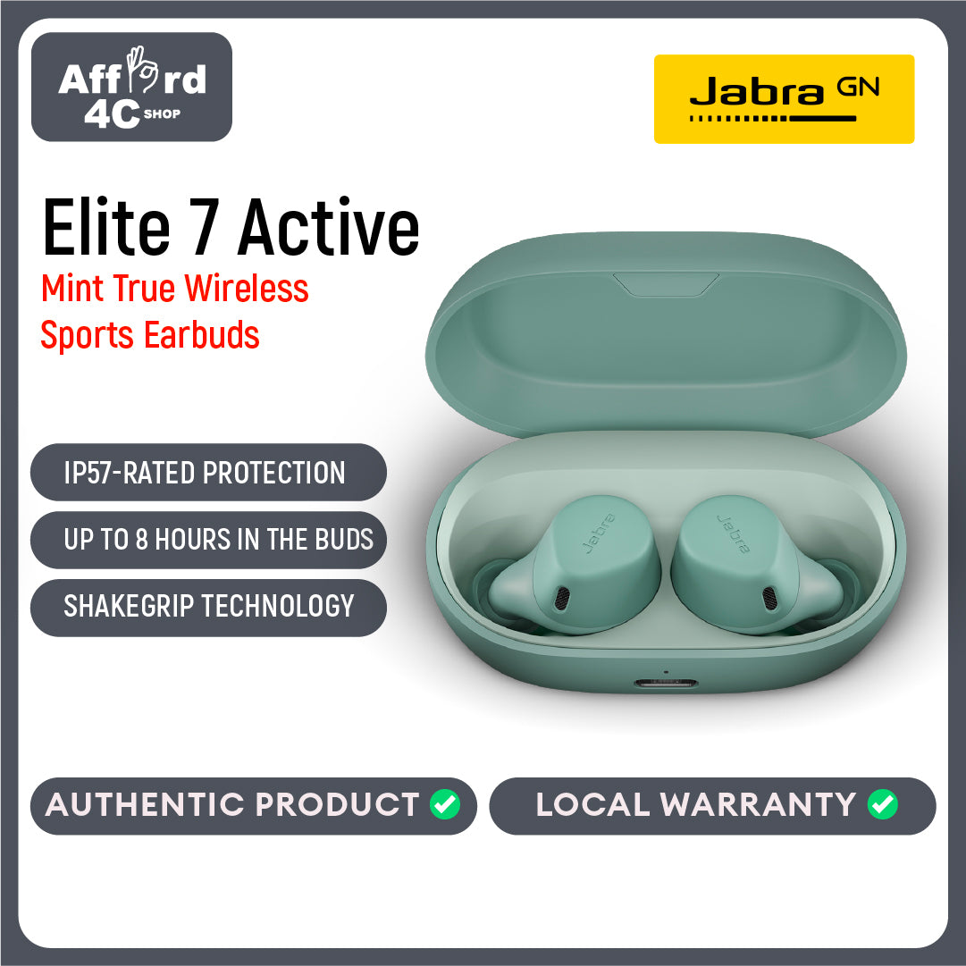 Jabra Elite 7 Active-True Wireless Sports Ear Buds with Adjustable Active Noise Cancellation