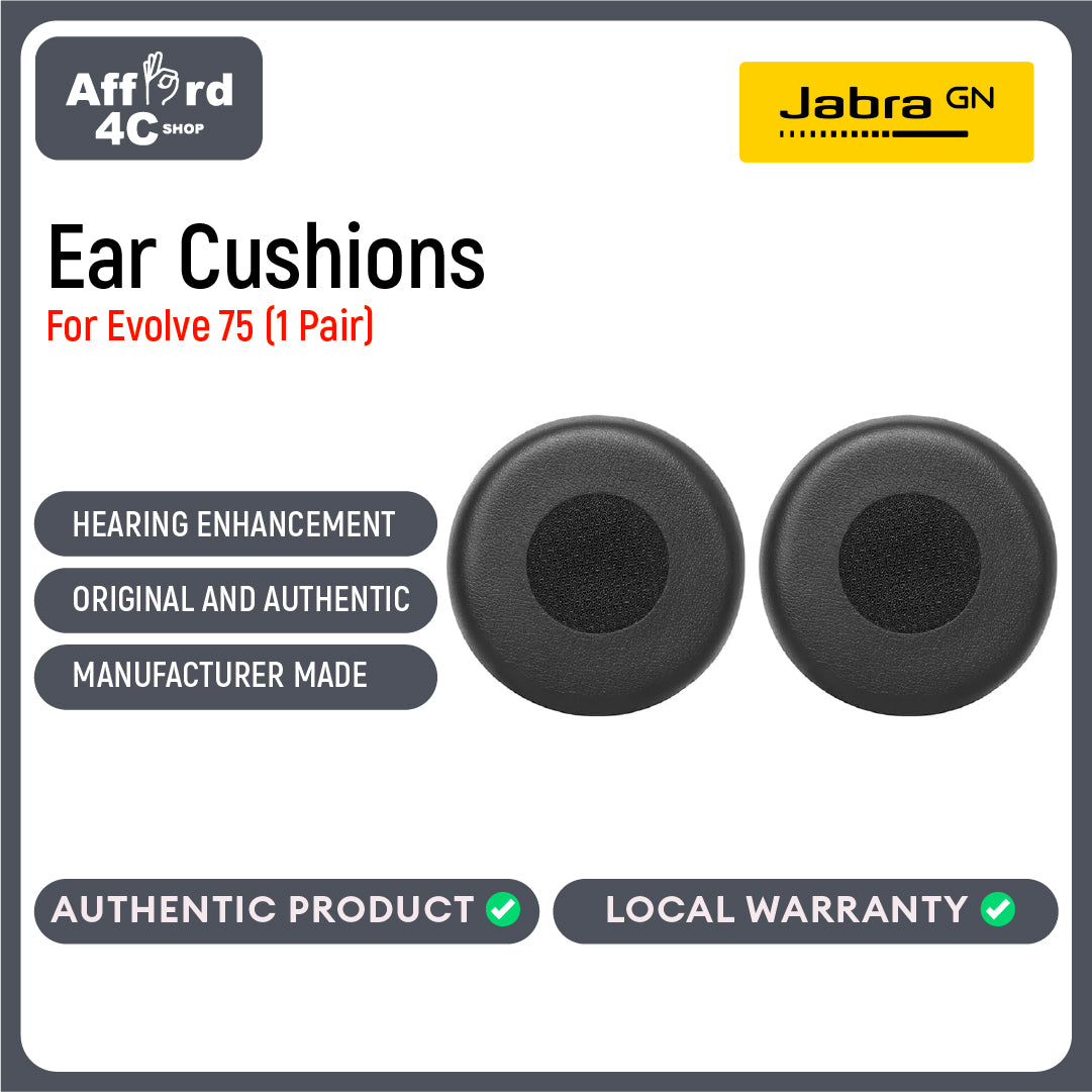 Jabra Ear Cushions for Evolve 75 - 1 Pair