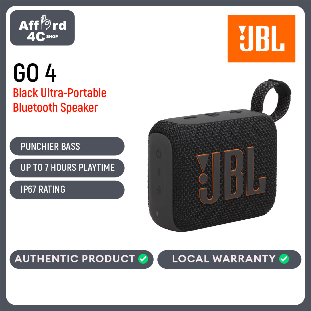 JBL Go 4 Wireless Bluetooth Speaker