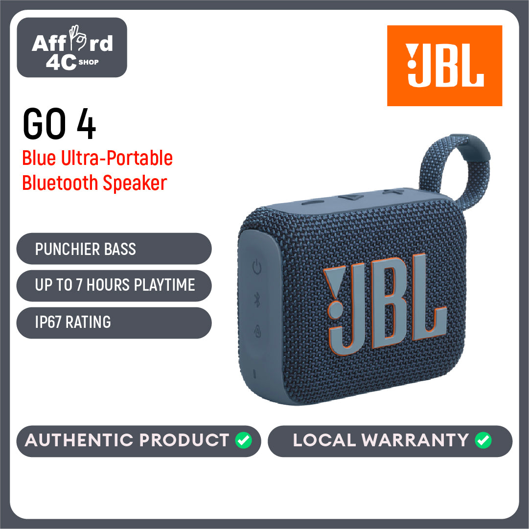 JBL Go 4 Wireless Bluetooth Speaker