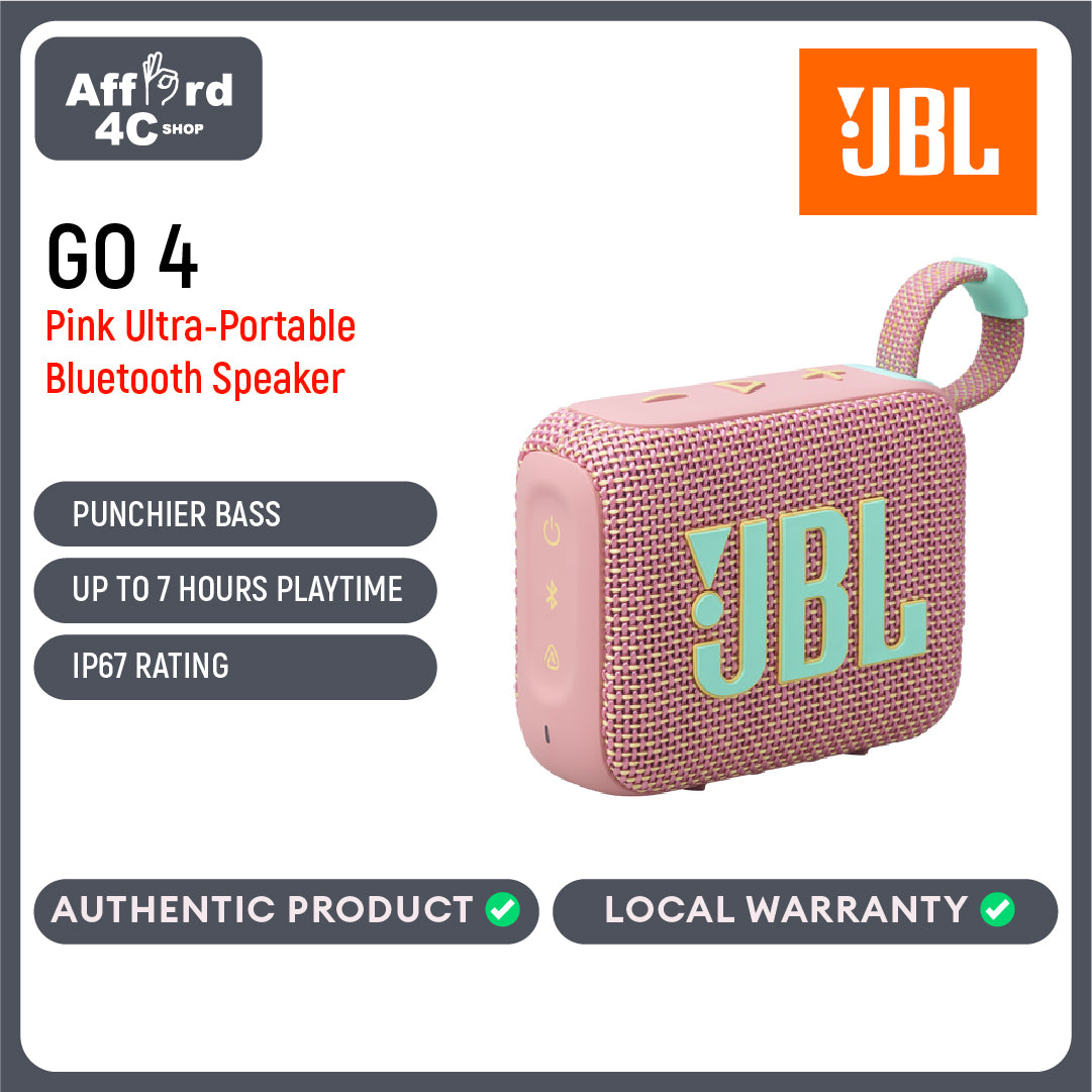 JBL Go 4 Wireless Bluetooth Speaker