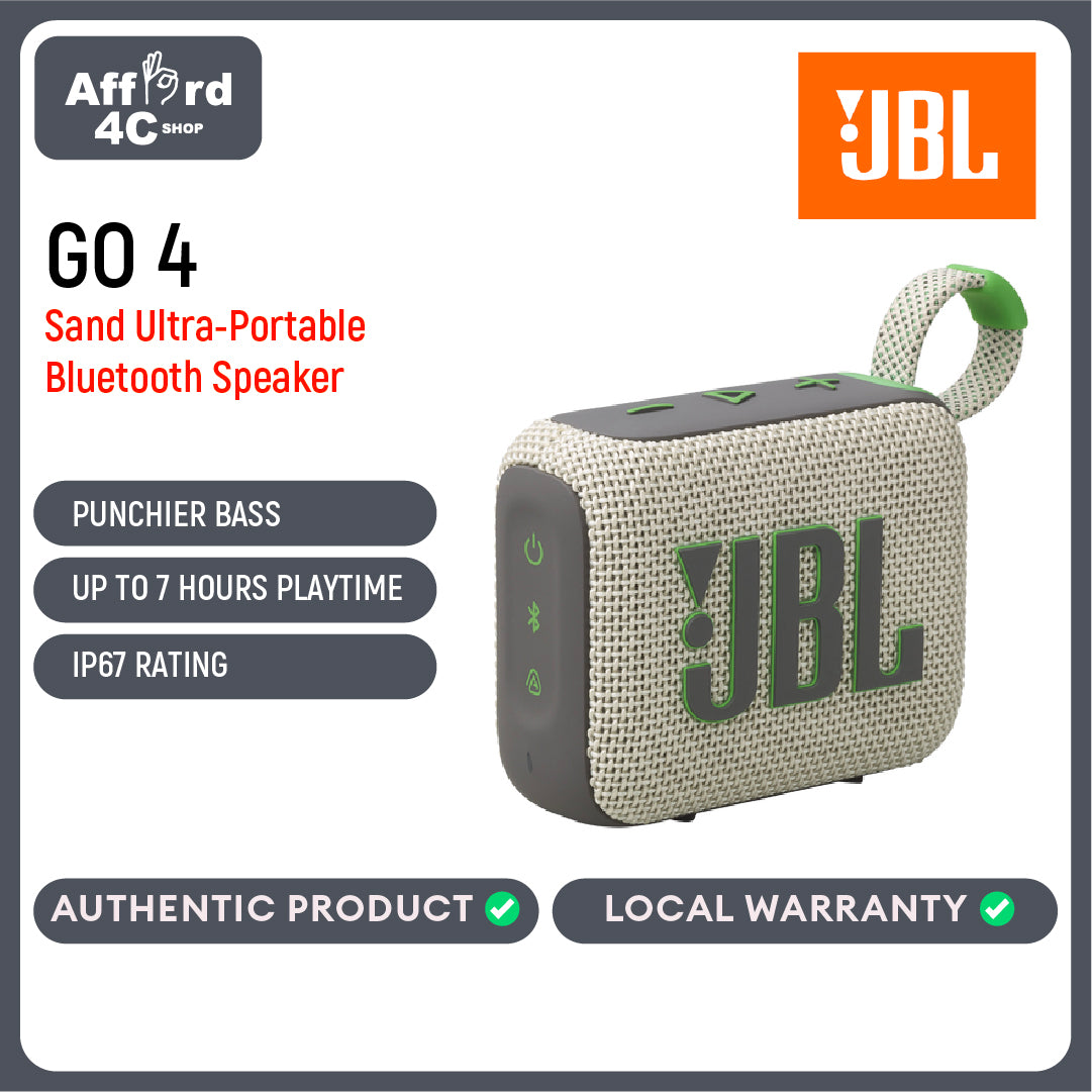 JBL Go 4 Wireless Bluetooth Speaker