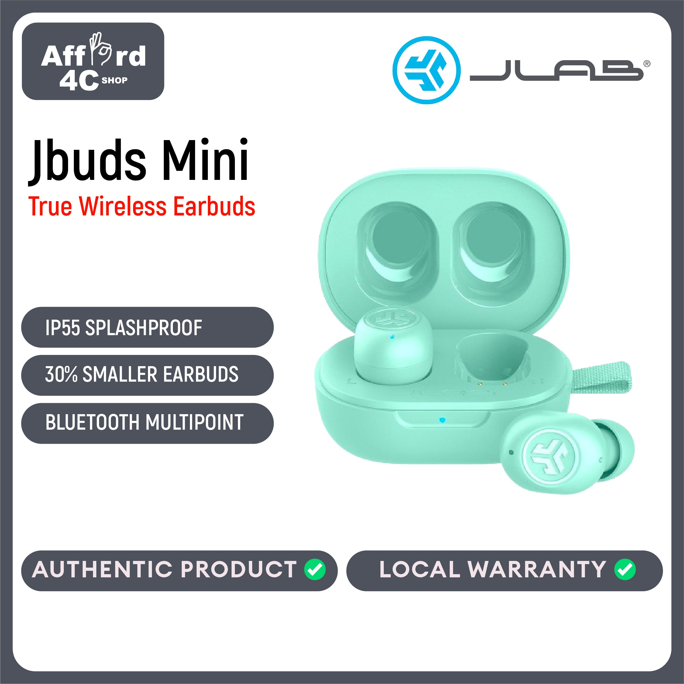 Jlab JBuds Mini True Wireless Earbuds