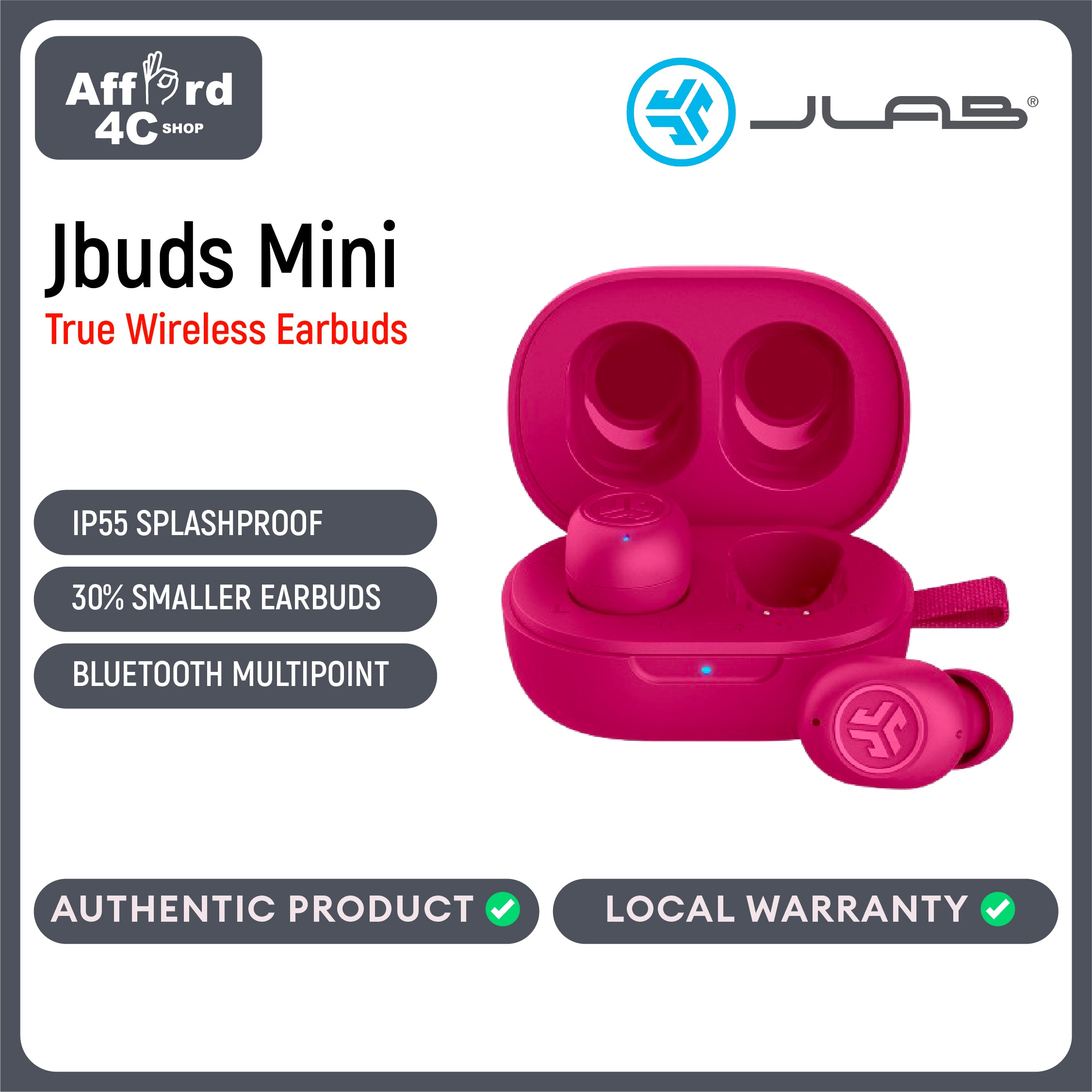 Jlab JBuds Mini True Wireless Earbuds