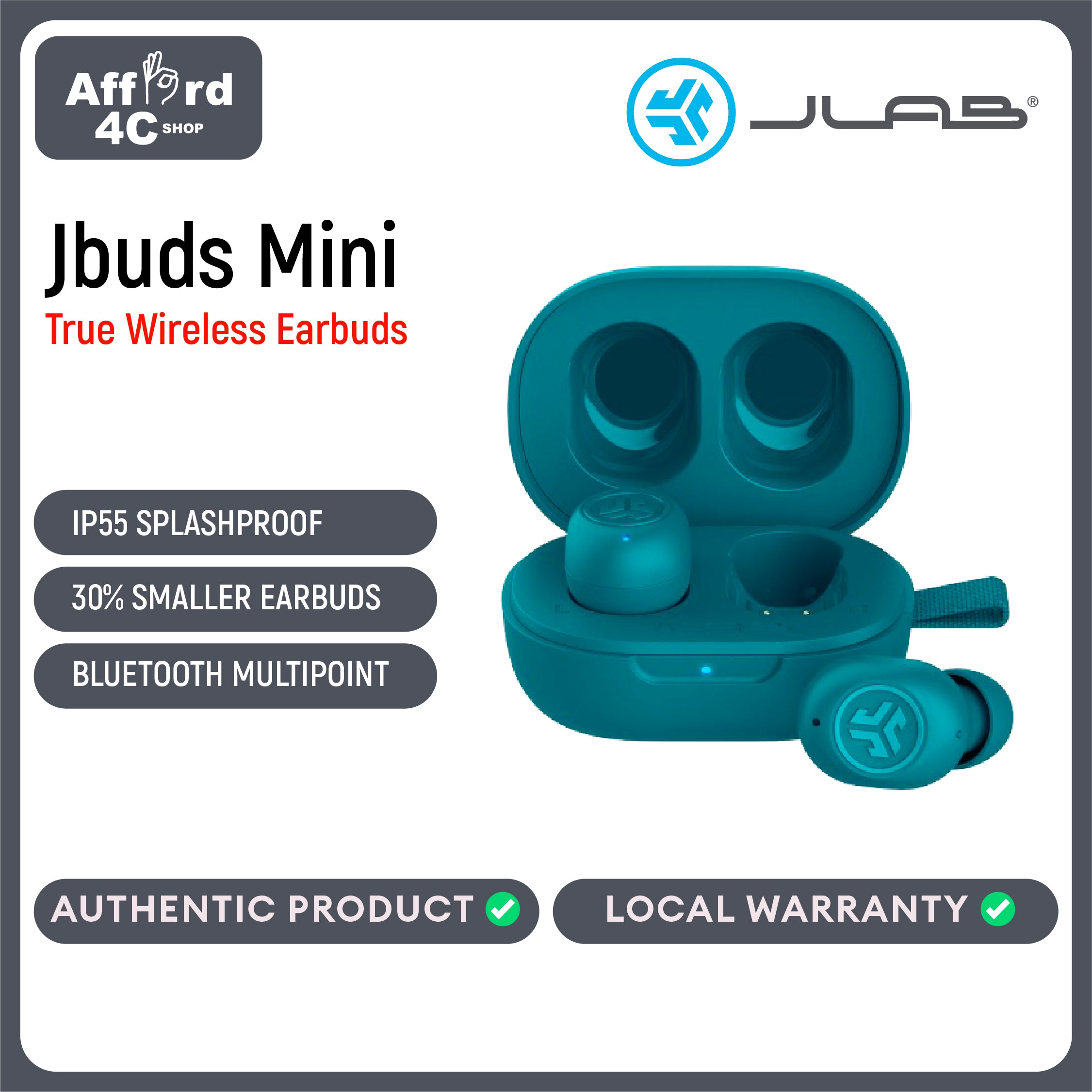 Jlab JBuds Mini True Wireless Earbuds