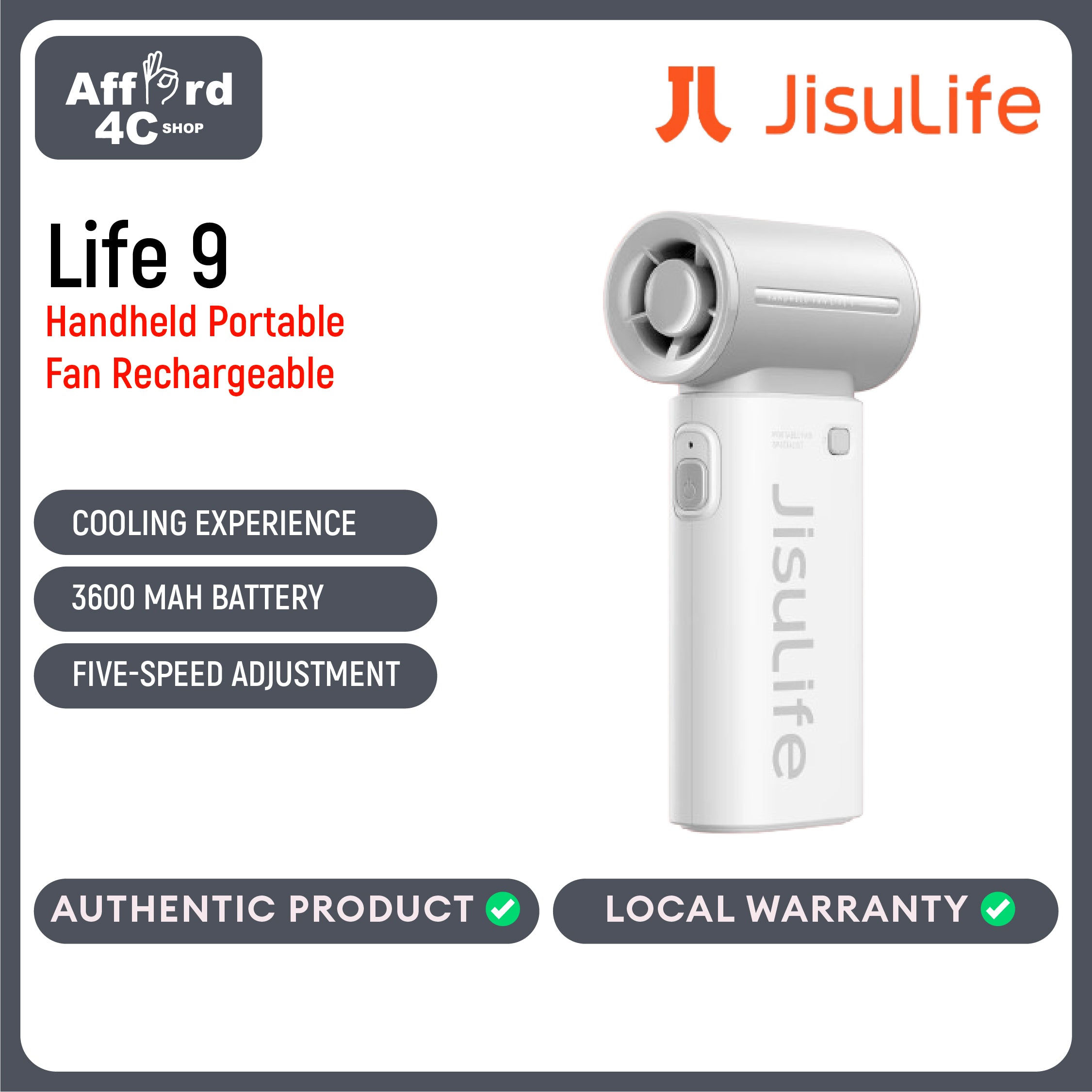 JisuLife Handheld Fan Life 9