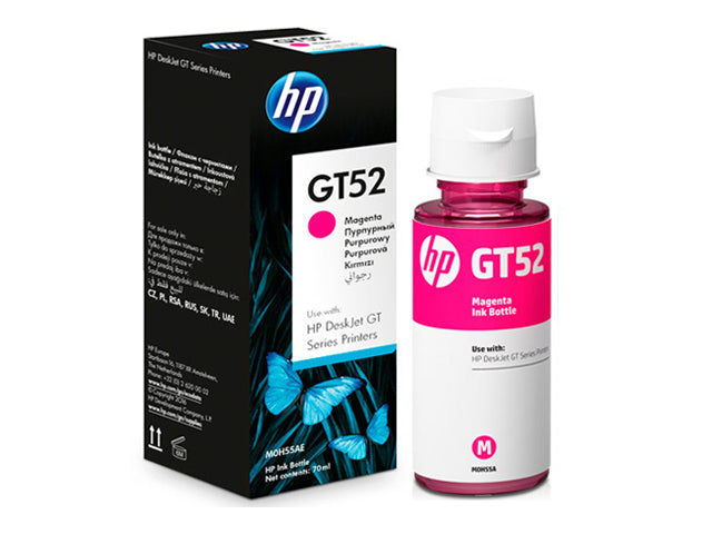 HP GT52 Cyan/Magenta/Yellow Ink Bottle Compatible with Smart Tanks All-In-One Printer Series