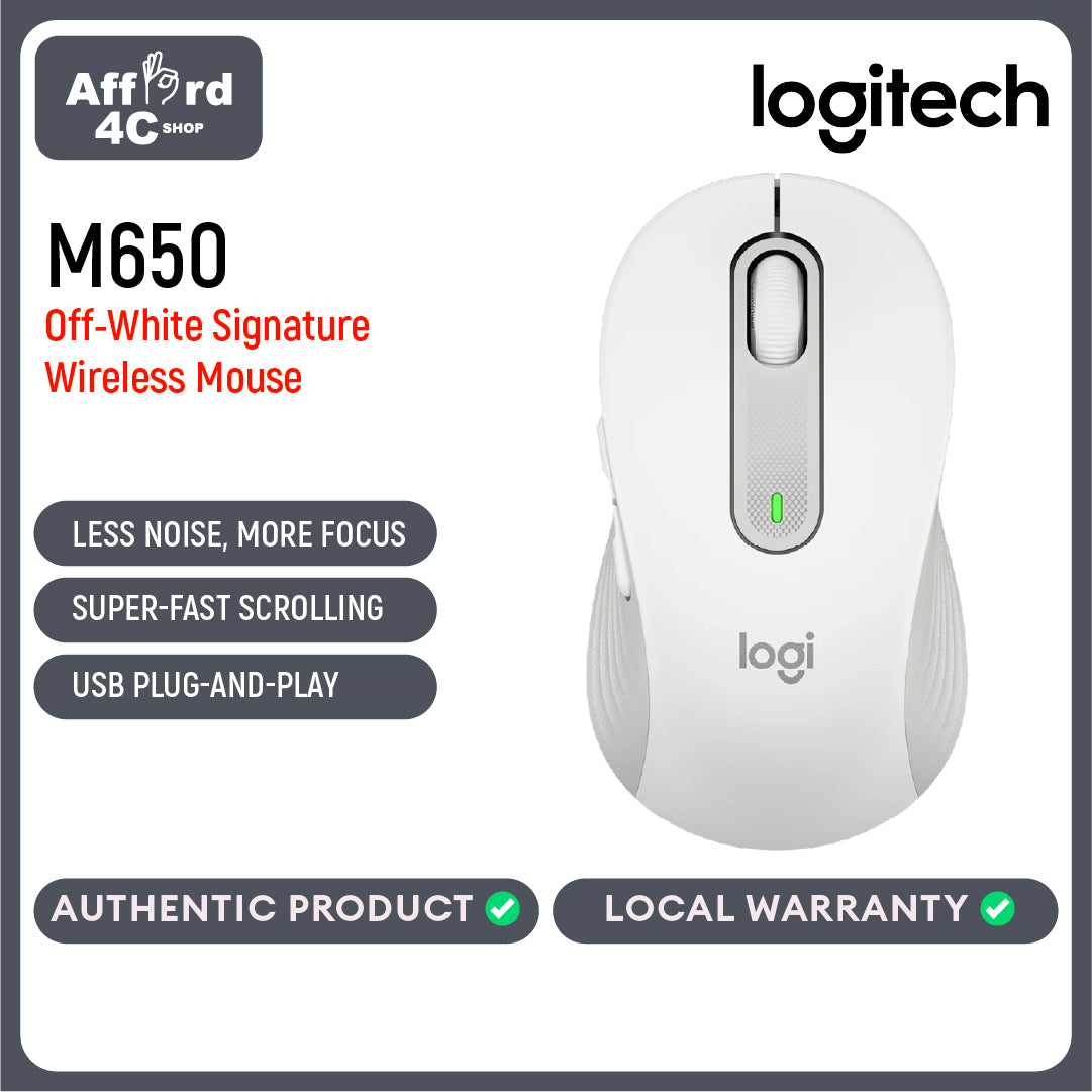 Logitech M650 Signature Wireless Mouse