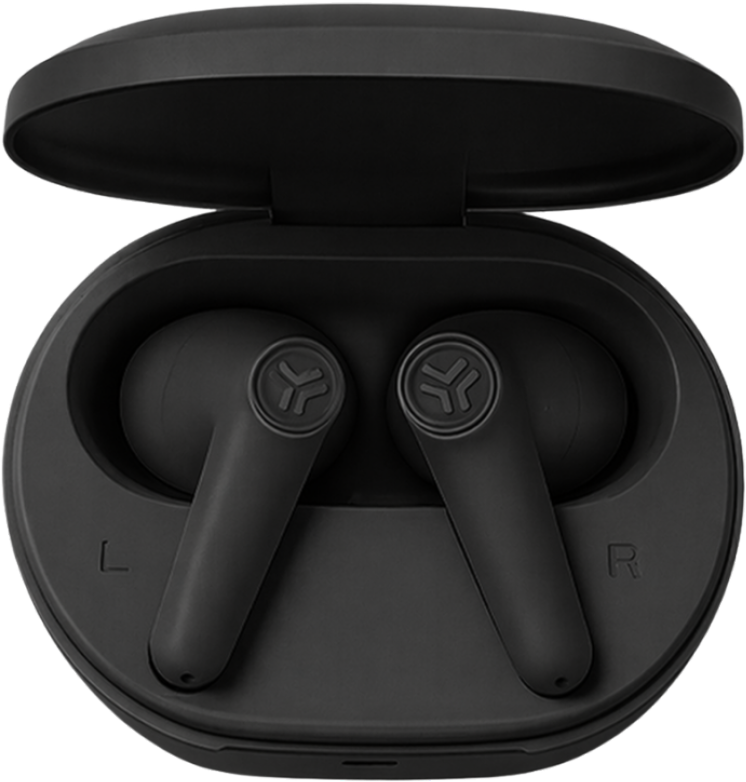 JLab J1 Open Pods True Wireless Earbuds with 35+ hours of Bluetooth playtime, Be Aware Mode