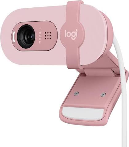 Logitech Brio 100 Full HD 1080p Webcam for Meetings, Streaming, Desktop, Laptop, PC - Built-in Mic, Shutter, USB-A, Teams, Zoom