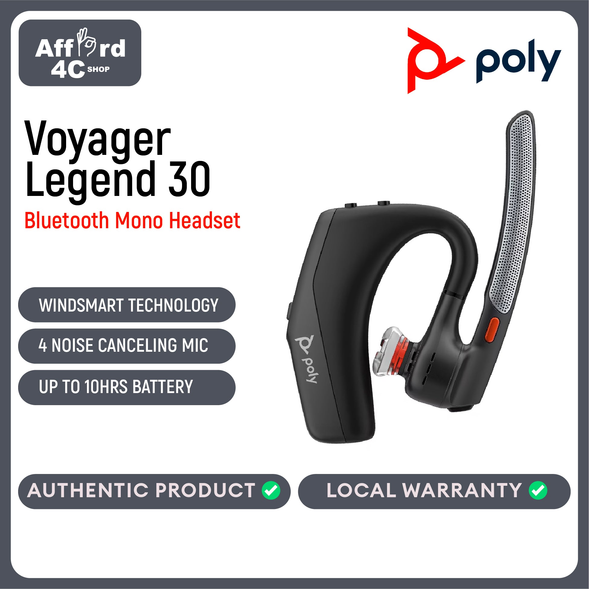 Poly Voyager Legend 30 Headset