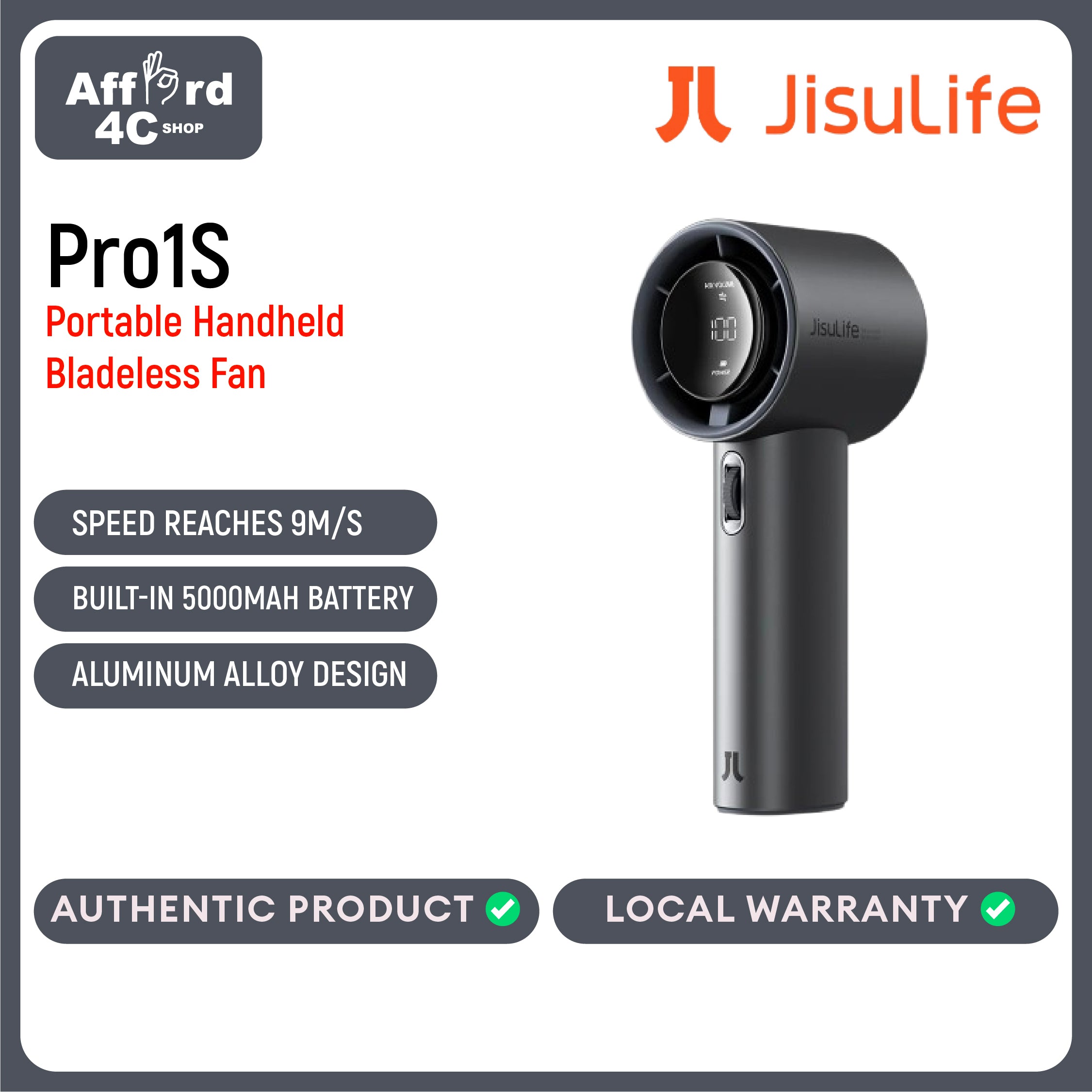 JisuLife Handheld Fan Pro1S