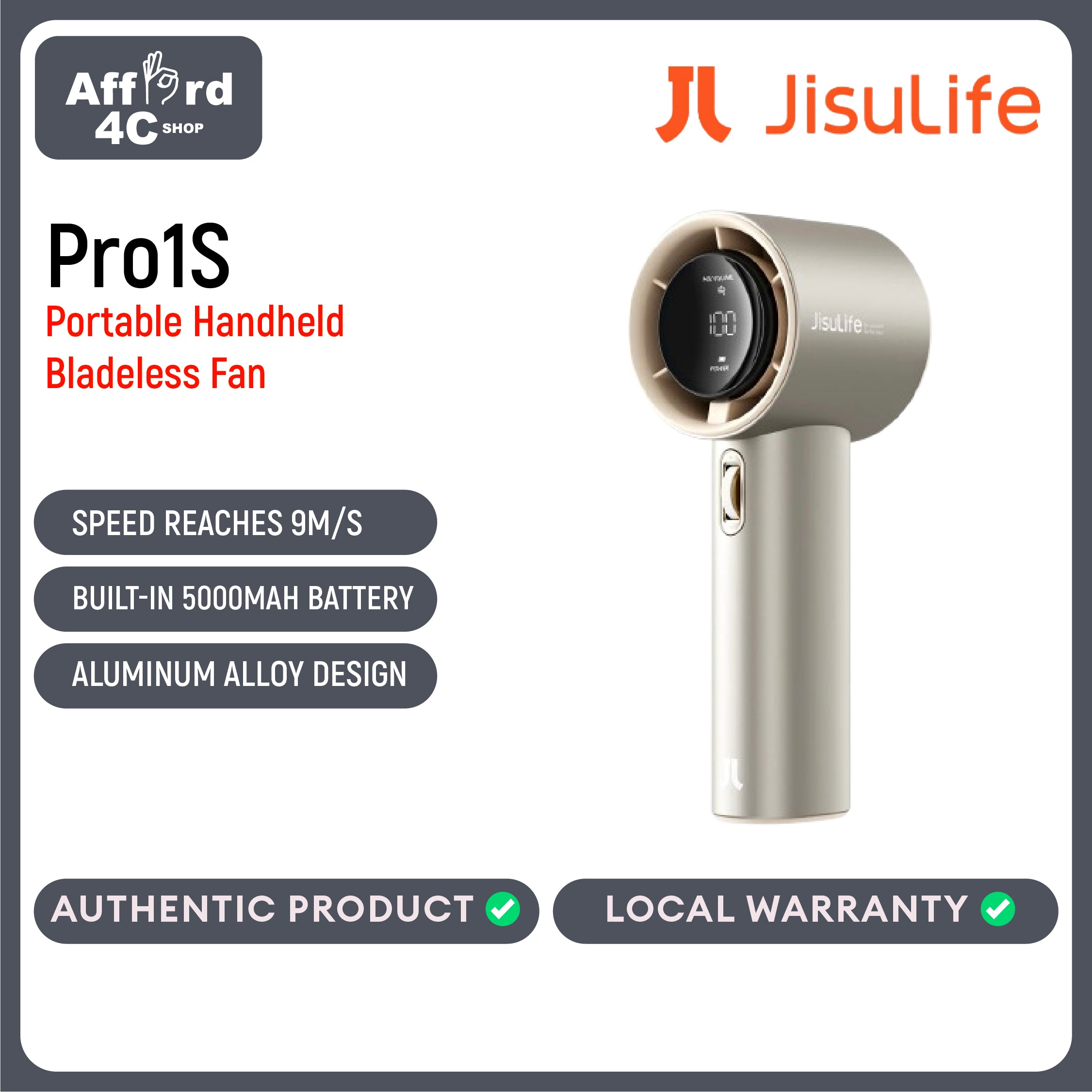 JisuLife Handheld Fan Pro1S