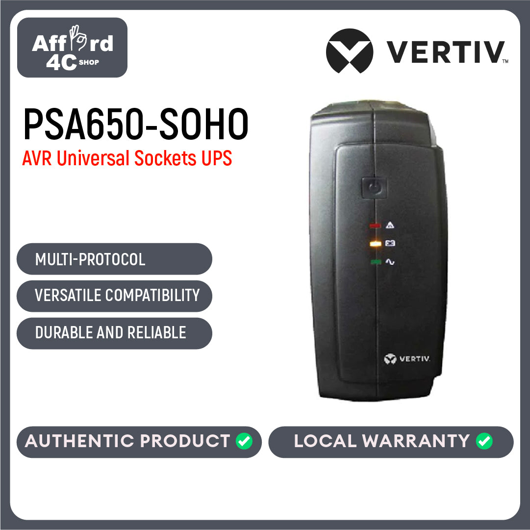 Liebert PSA ITON 650VA 230V AVR Universal PSA650-SOHO