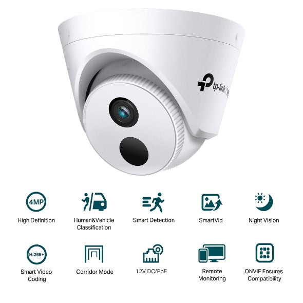 TP-Link VIGI C440I 4MP IR Turret Network Camera