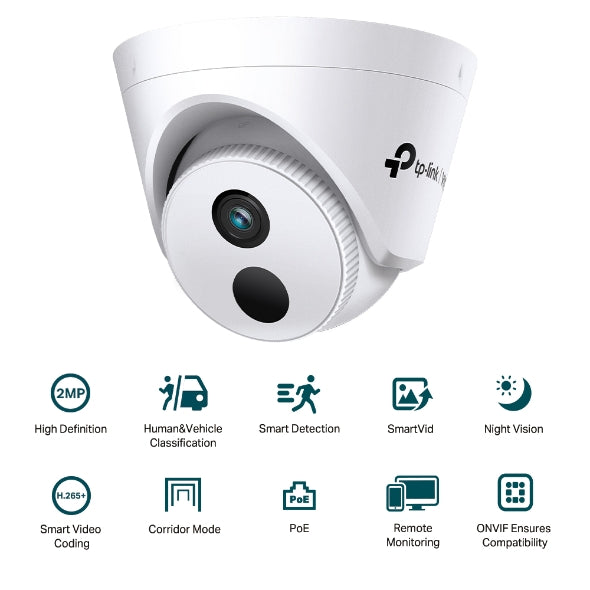 TP-Link VIGI C420I 2MP IR Turret Network Camera