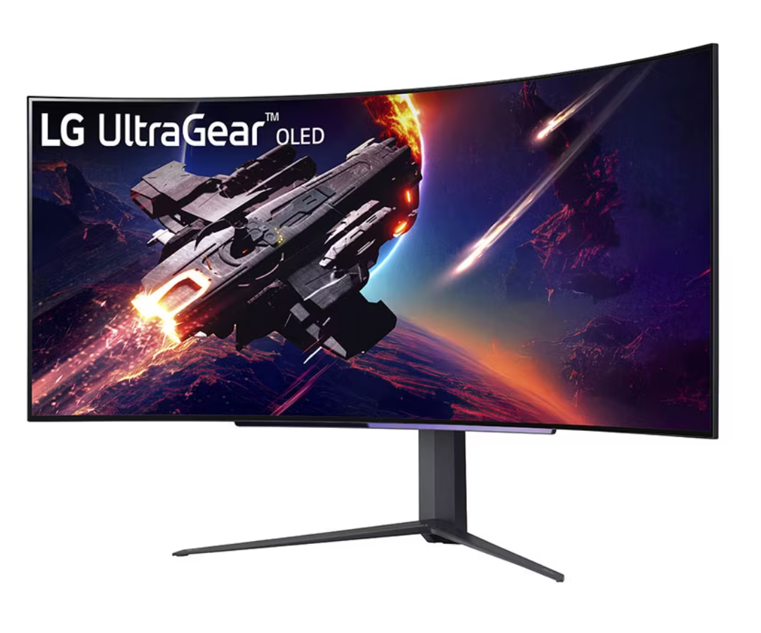 LG 45GR95QE-B 45" UltraGear™ OLED Curved Gaming Monitor WQHD with 240Hz Refresh Rate 0.03ms Response