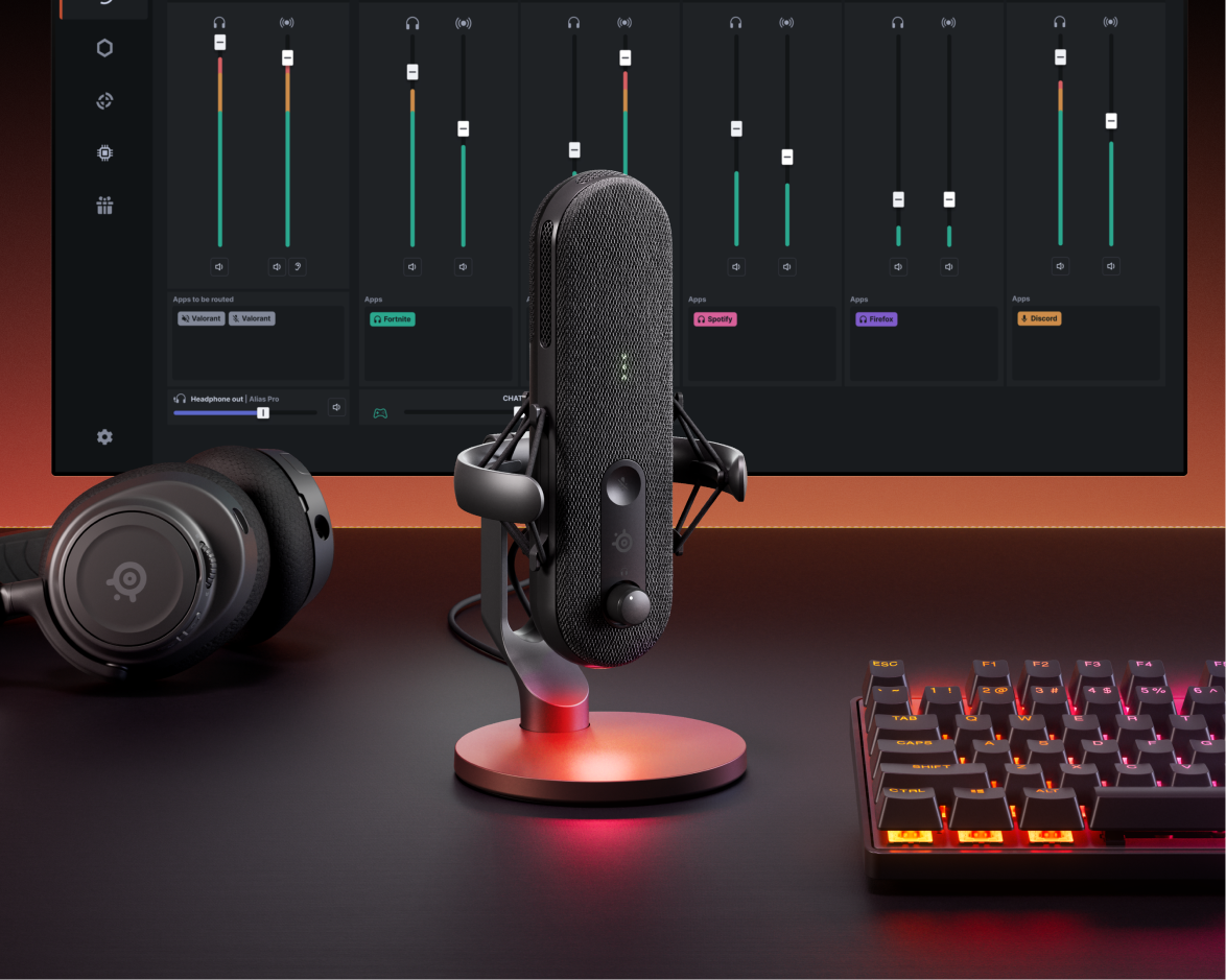 SteelSeries 61601 Alias Gaming Microphone