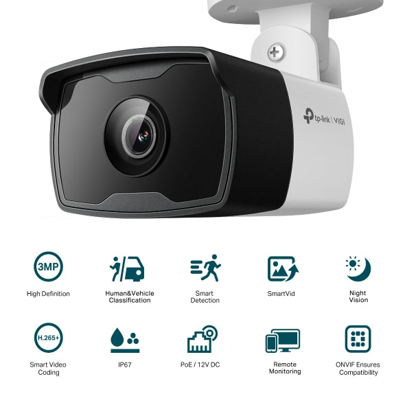 TP-Link VIGI C330I 3MP Outdoor IR Bullet Network Camera