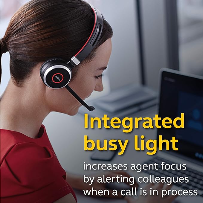 Jabra Evolve 65 MS Stereo Professional Wireless Headset With USB Adaptor