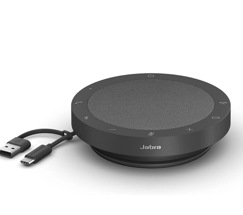 Jabra Speak2 55 Wireless Bluetooth Speakerphone - Portable Speaker with 4 Noise-Cancelling Microphone