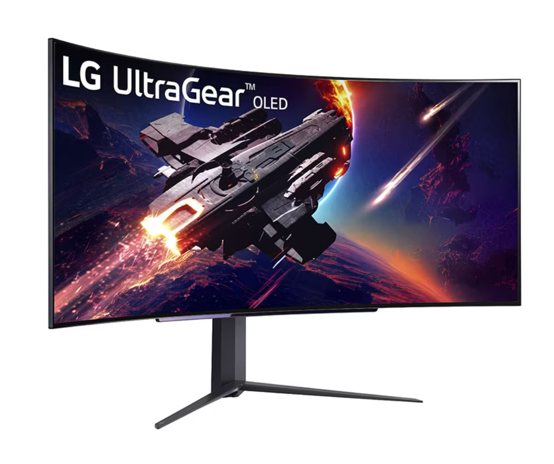 LG 45GR95QE-B 45" UltraGear™ OLED Curved Gaming Monitor WQHD with 240Hz Refresh Rate 0.03ms Response