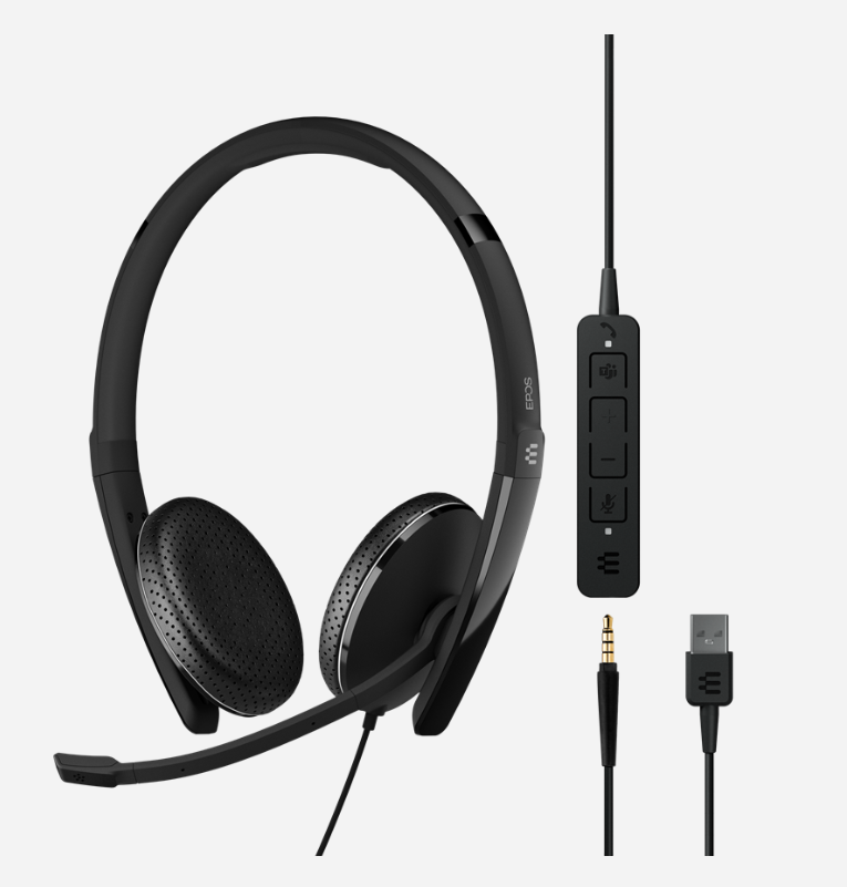 Sennheiser EPOS Adapt 165T USB II - Wired, Double-Sided Headset - 3.5mm Jack/USB Connectivity