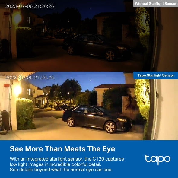 Tapo C120 Tapo Indoor/Outdoor Wi-Fi Home Security Camera