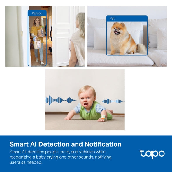 Tapo C125 AI Home Security Wi-Fi Camera