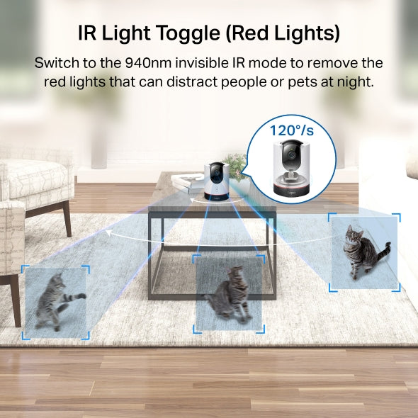 Tapo C225 Pan/Tilt AI Home Security Wi-Fi Camera