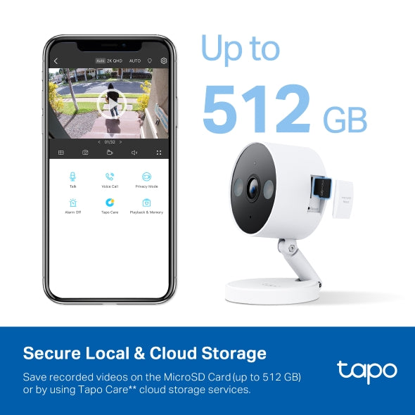 Tapo C120 Tapo Indoor/Outdoor Wi-Fi Home Security Camera