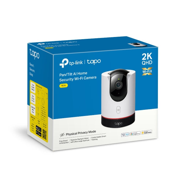 Tapo C225 Pan/Tilt AI Home Security Wi-Fi Camera
