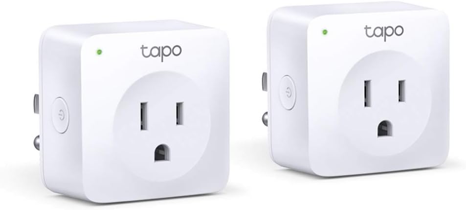 Tapo P100 Mini Smart Wi-Fi Socket (2-pack)