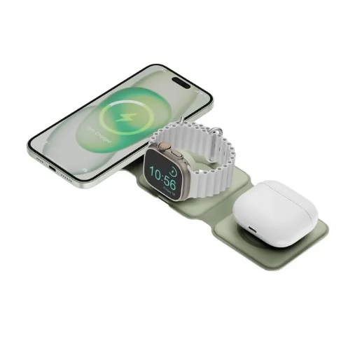 Bazic by Energea GoMag Trio 3-in-1 Foldable Wireless Charging Pad
