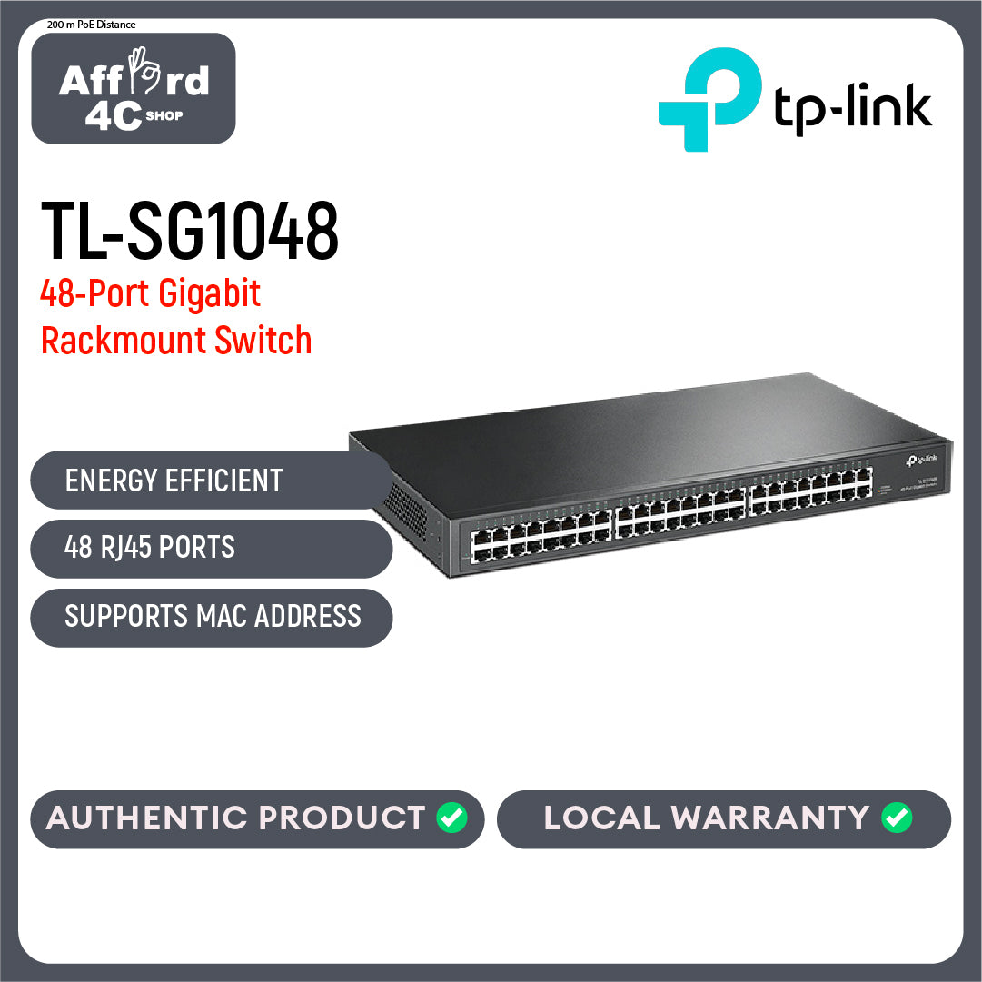TP-Link TL-SG1048 48-Port Gigabit Rackmount Switch