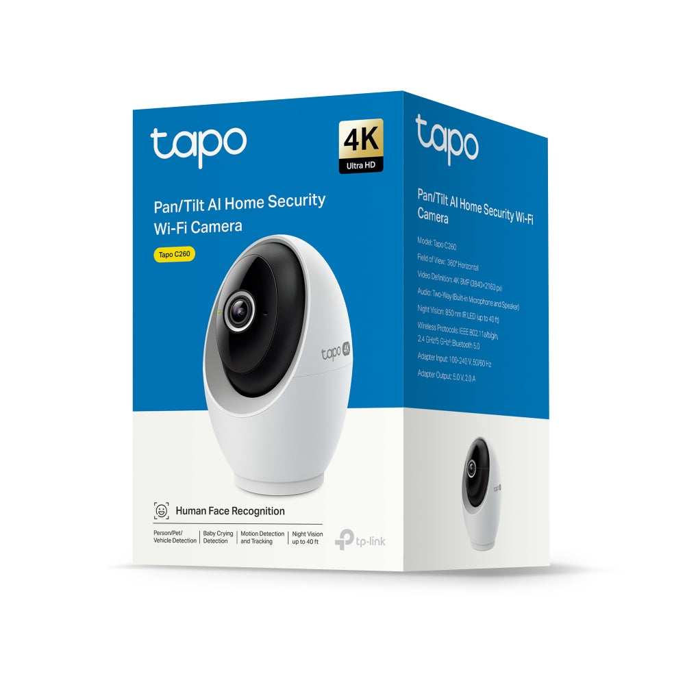 Tapo C260 Pan/Tilt AI Home Security Wi-Fi Camera