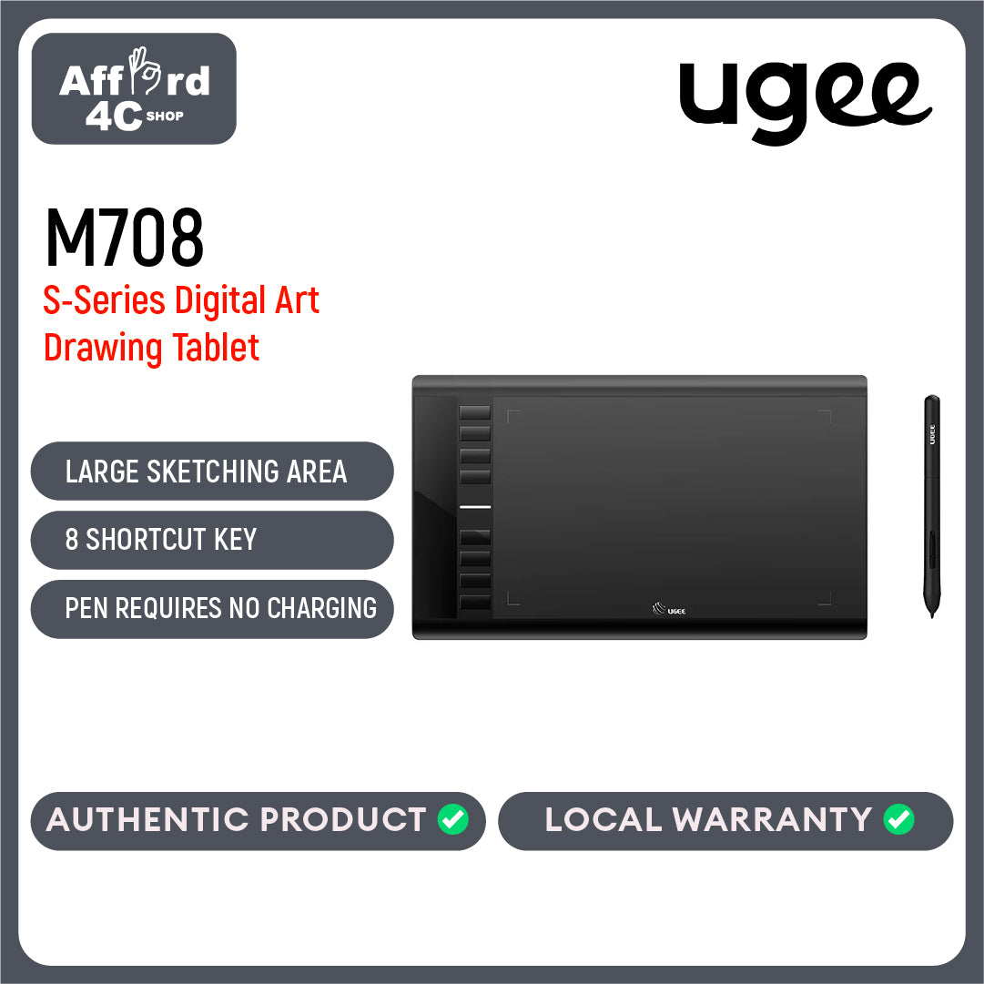 Ugee Drawing Tablet  M708