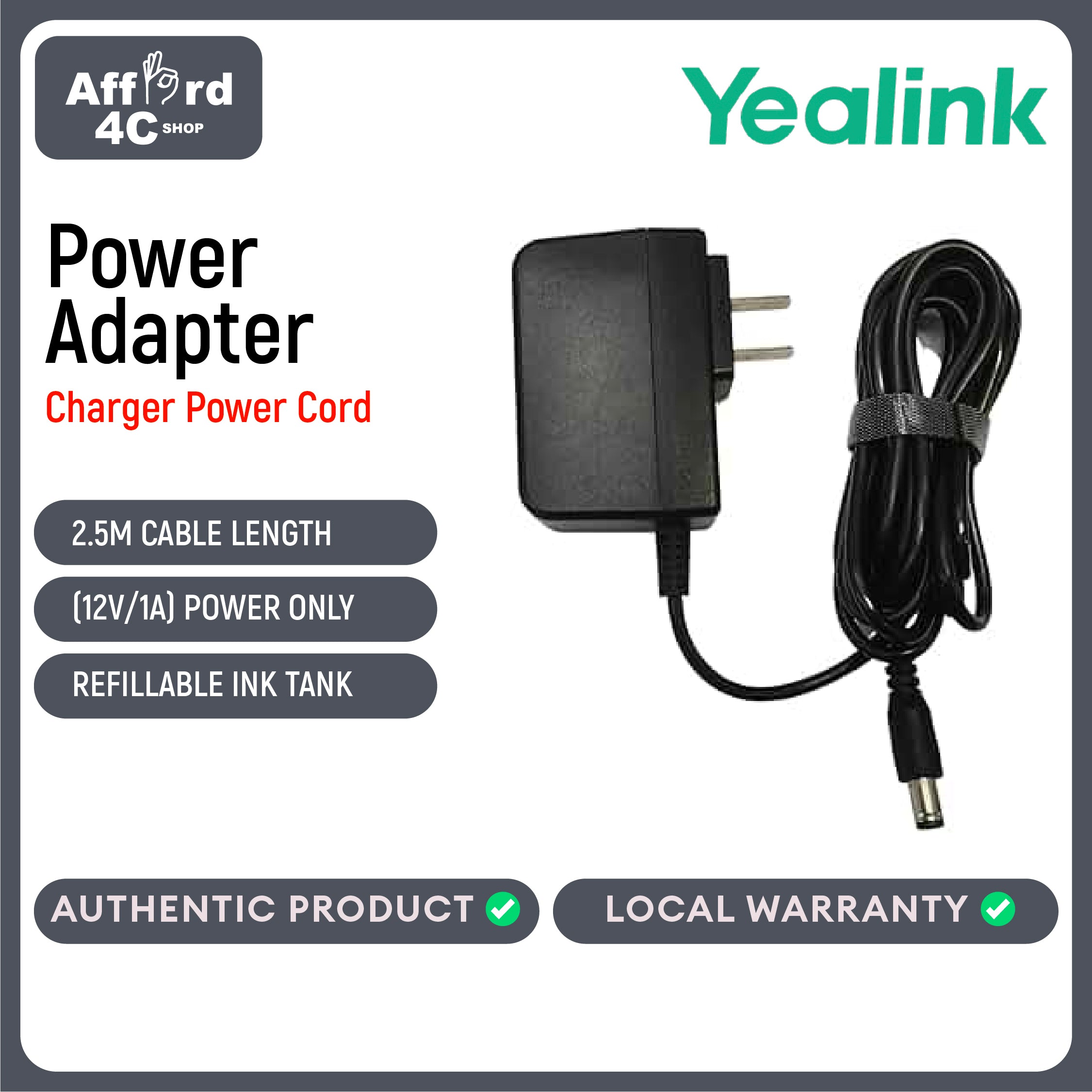 Yealink SIP- T30P Entry-level IP Phone with 1 Line