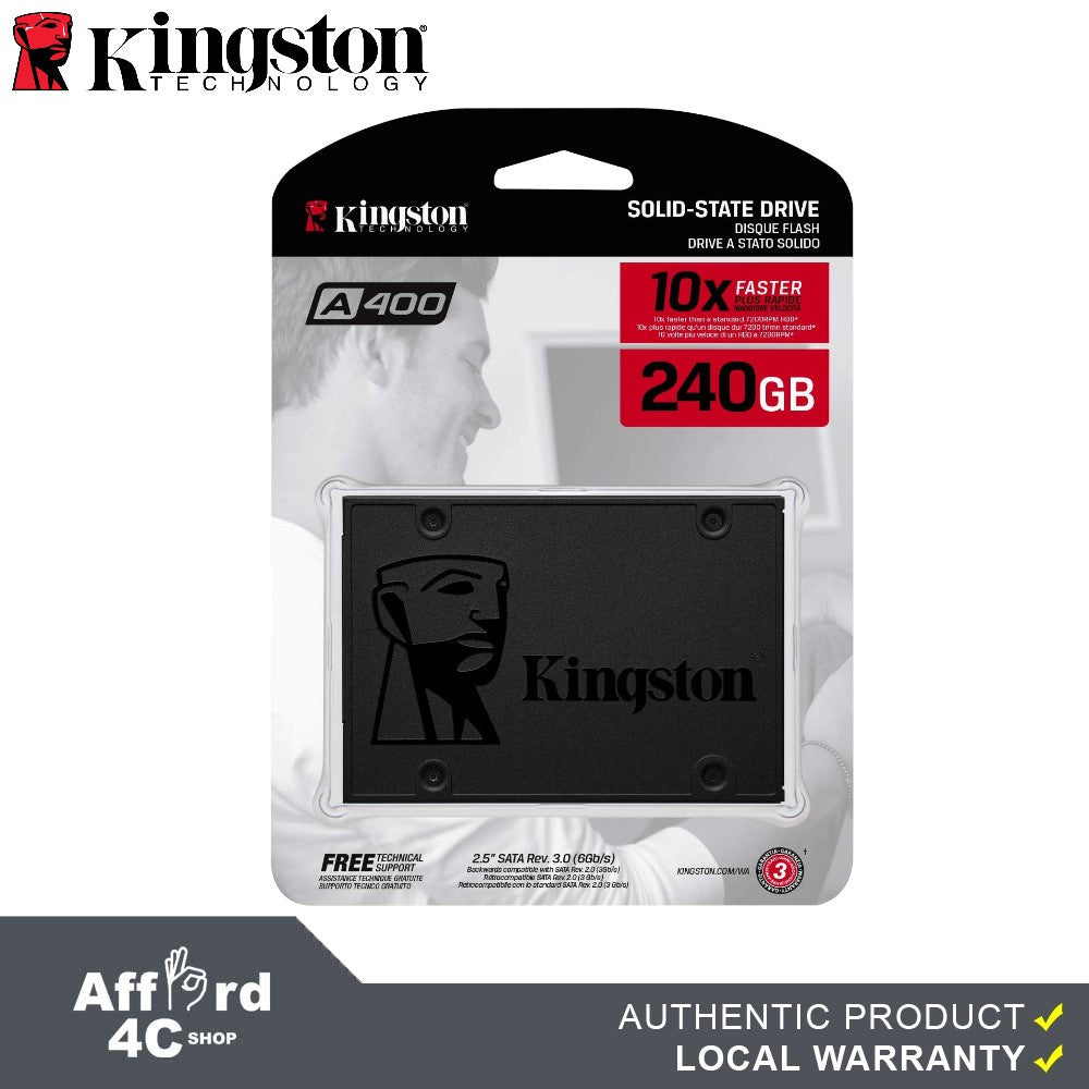 Kingston A400 240GB SSD SATA3 2.5 (SA400S37/240G)