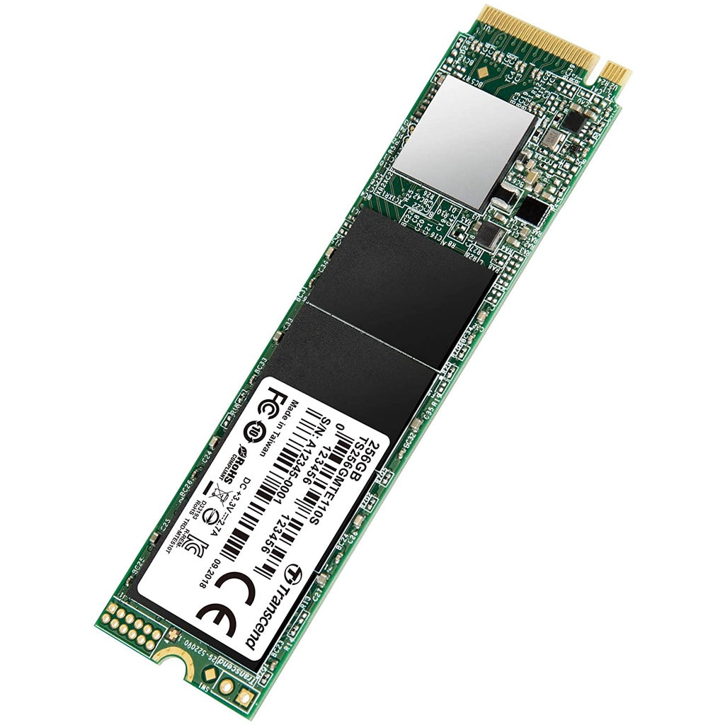 Transcend 256GB Nvme PCIe Gen3 X4 MTE110S M.2 SSD Solid State Drive TS256GMTE110S