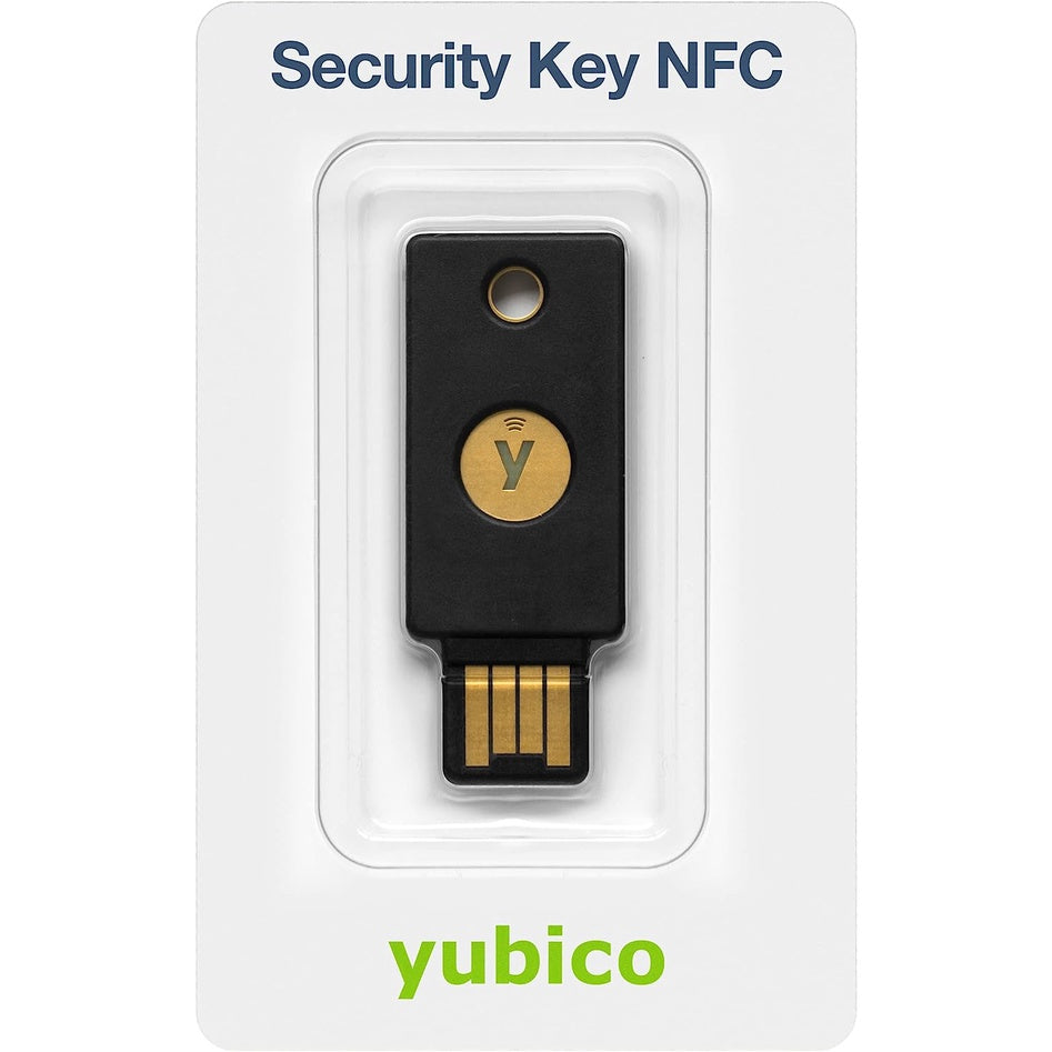 Yubico - Yubikey Security Key NFC - FIDO U2F and FIDO 2 Only - Two Factor Authentication Hardware Security Key - GTIN:5060408465295
