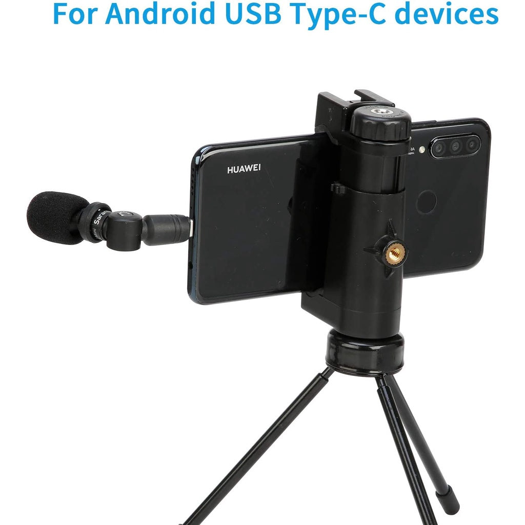 Saramonic SmartMic UC Mini Ultra-Compact Omnidirectional Condenser Mic w/ USB-C for Mobile Devices & Computers