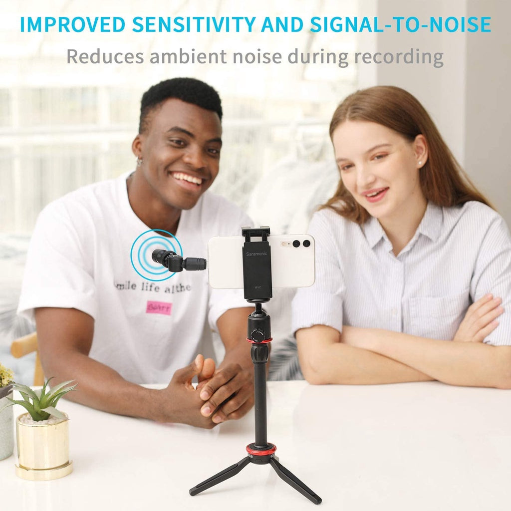 Saramonic SmartMic UC Mini Ultra-Compact Omnidirectional Condenser Mic w/ USB-C for Mobile Devices & Computers