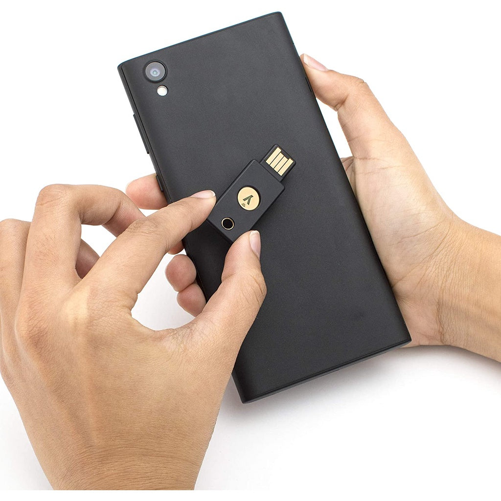 Yubico YubiKey 5 NFC Security Key, U2F, FIDO2, USB-A Ports, Dual Verification, Heavy Duty, Shock Resistant, Waterproof - GTIN: 5060408461426