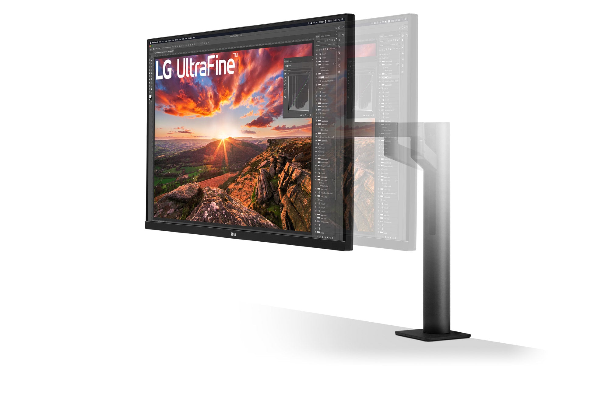 LG 27UN880 UltraHD Monitor / 27 inch / 3840 x 2160 Resolution / AMD FreeSync / Dynamic Action Sync / Black Stabilizer