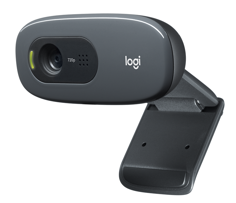 Logitech C270 HD Webcam, 720p Video