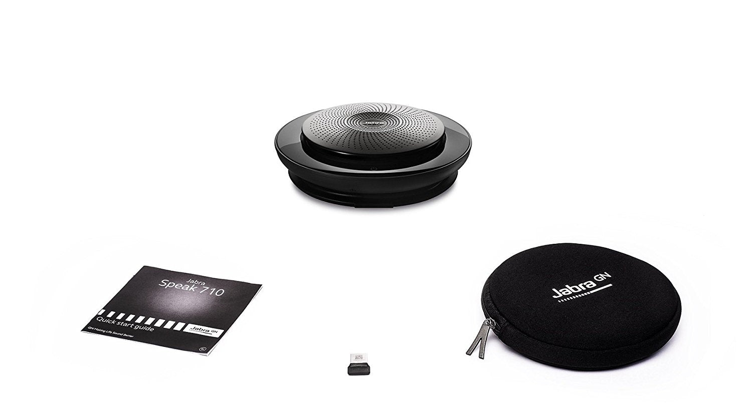 Jabra Speak 710 MS Wireless HD Conference Speakerphone With Link 370 USB Adapter