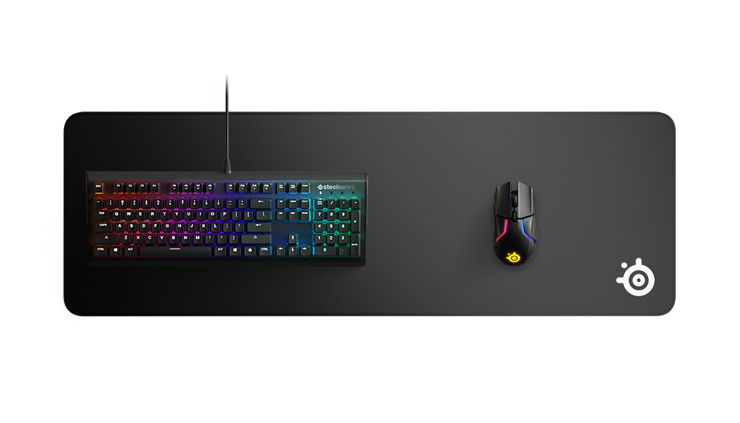 SteelSeries QcK Edge XL Cloth Gaming Mouse Pad Never-fray Stitched Edges - (900mm x 300mm x 2mm)